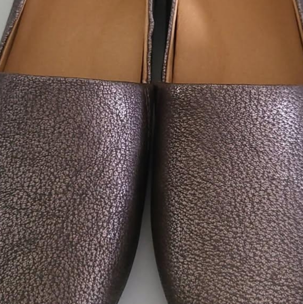 37 Dansko Larisa Leather Pewter Flat Loafer Casual Professional Nurse Women 7 - Picture 9 of 15